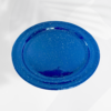 Plato bajo 26 cm. azul